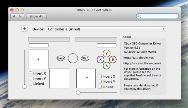 Macbook pro xbox 360 controller